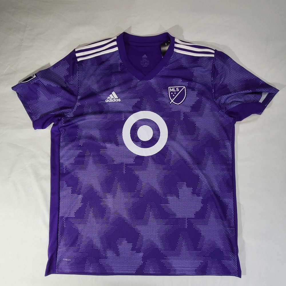 Adidas Orlando MLS 2019 Soccer All Star Game Jersey Mens 2XL Purple Climalite